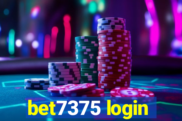 bet7375 login